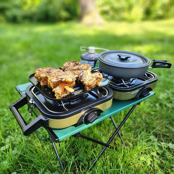 Folding Dual Gas Stove